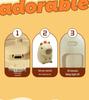 Capybara Silicone Pat Light: Rechargeable Timer Desk Lamp & Sleep Companion