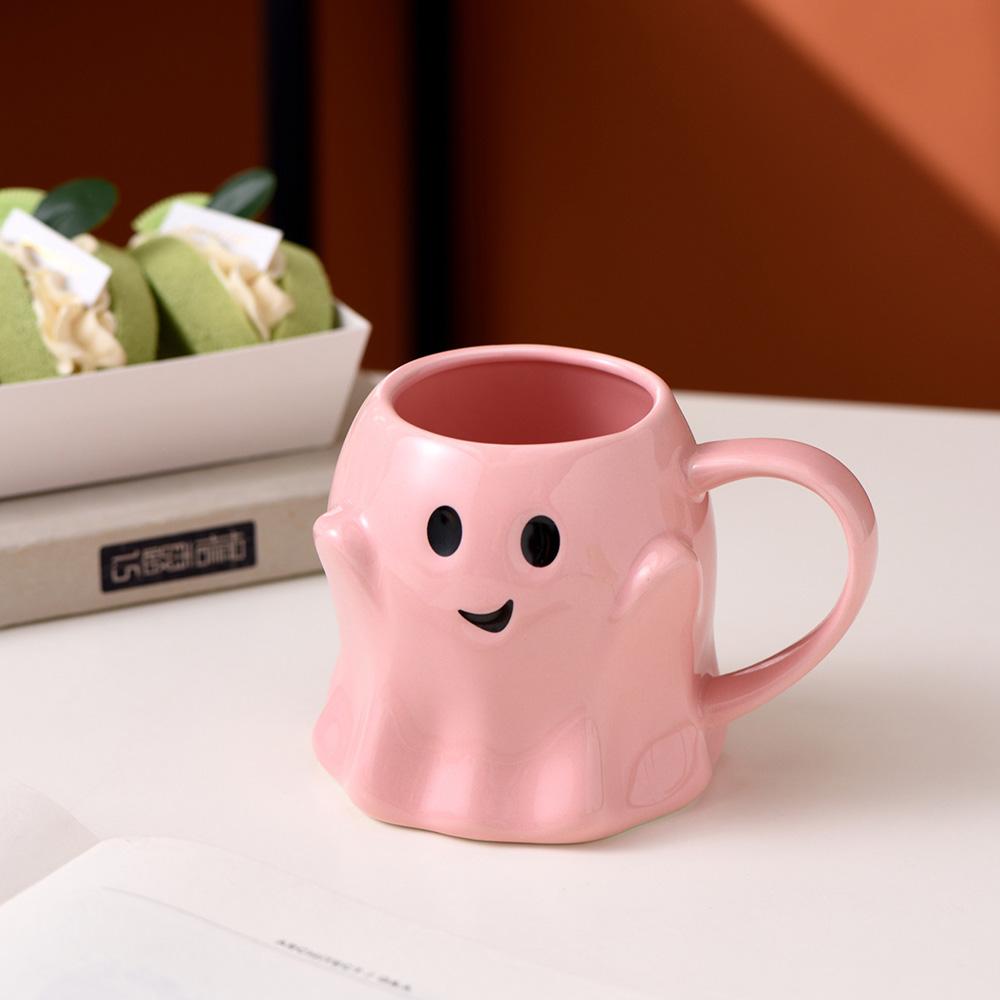 

Пасха Хэллоуин Призрак Эльф Креативная Милая Пара Кружка Подарок Офис Питьевая Керамическая Посуда Украшения Тигель Тыква Призрак Чашка 400ml