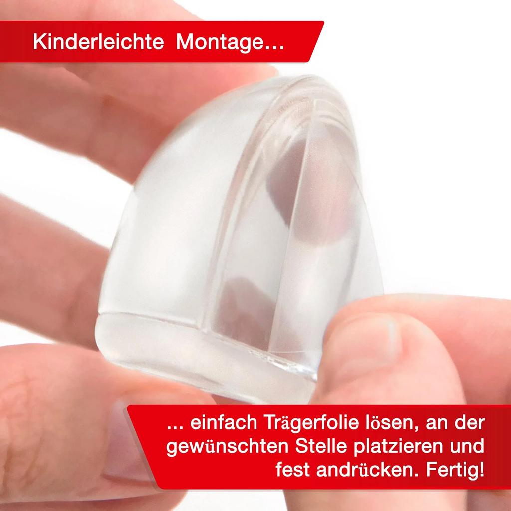 Acrylic Door Stopper Self Adhesive Anti-Collision Door Holders Catch Floor Mounted Nail-free Door Stops Protect Walls Furniture