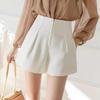 Women's High-Waisted Tulip Skirt Pants: Slimming, Loose-Fit, Tummy-Covering, Versatile, Trendy Shorts with Front Zipper.
