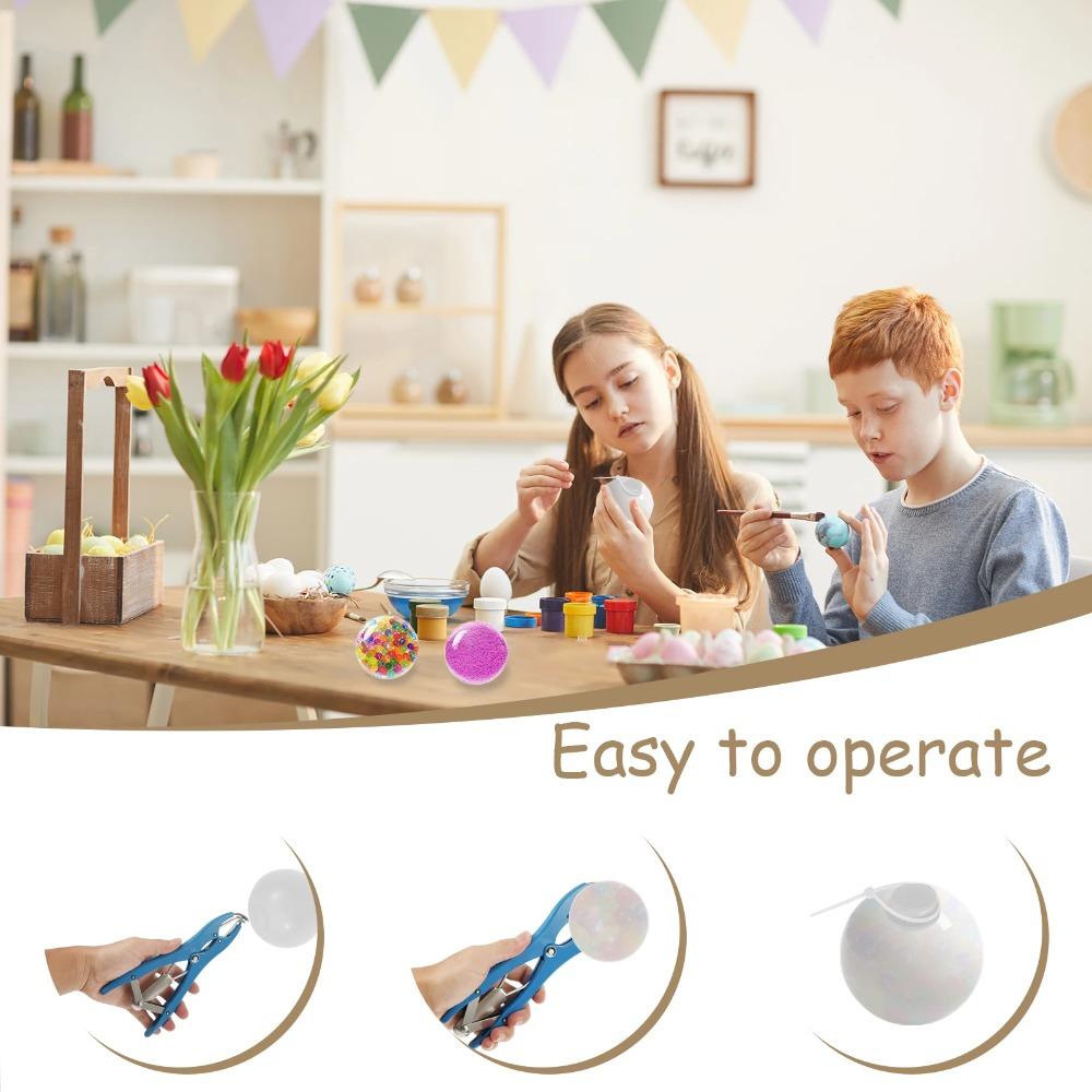 10/15/20Pcs DIY Stress Ball Kit Make Your Own Stress Toy Blank Pressure Ball Skin DIY Kit with Expander Tool for Adults Beginner