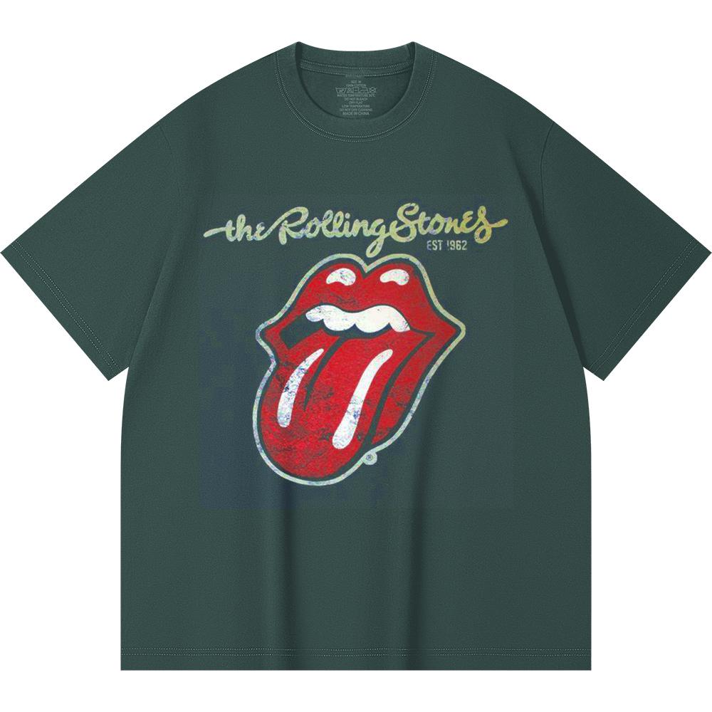 T-shirt Heavy Metal 100% Cotone 230 Gsm Stampa Band Rock Musica Popolare Unisex T-shirt Pesante in Cotone