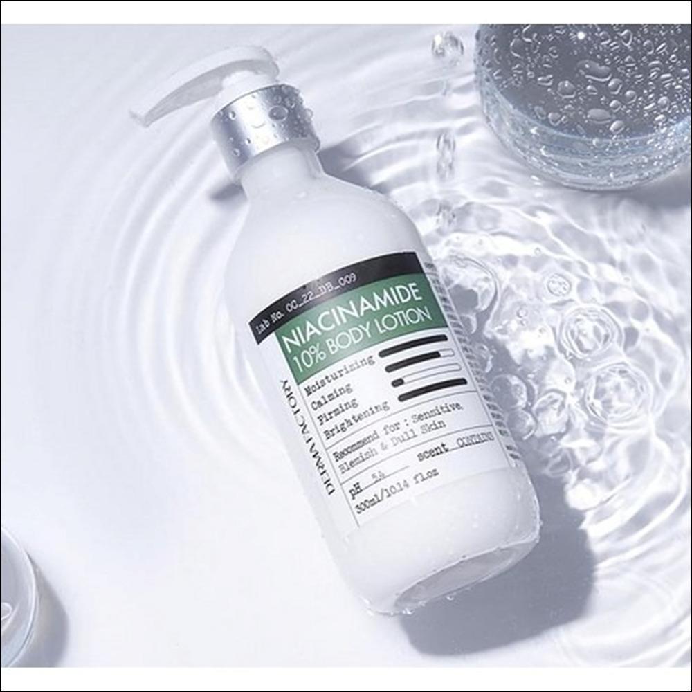 DERMA FACTORY Niacinamide 10% Body Lotion, 300ml