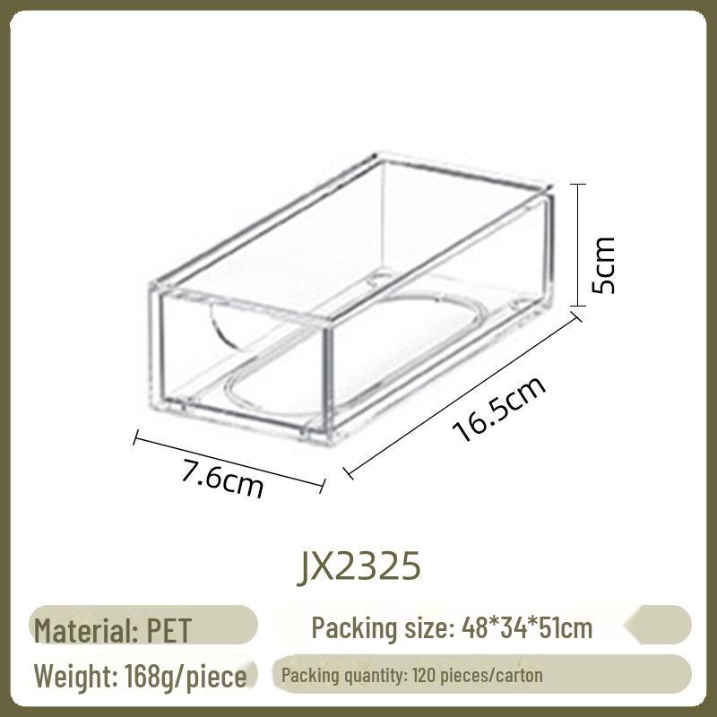 

Acrylic Desk Organizer with Three-Drawer, Six-Grid Storage upgraded small size