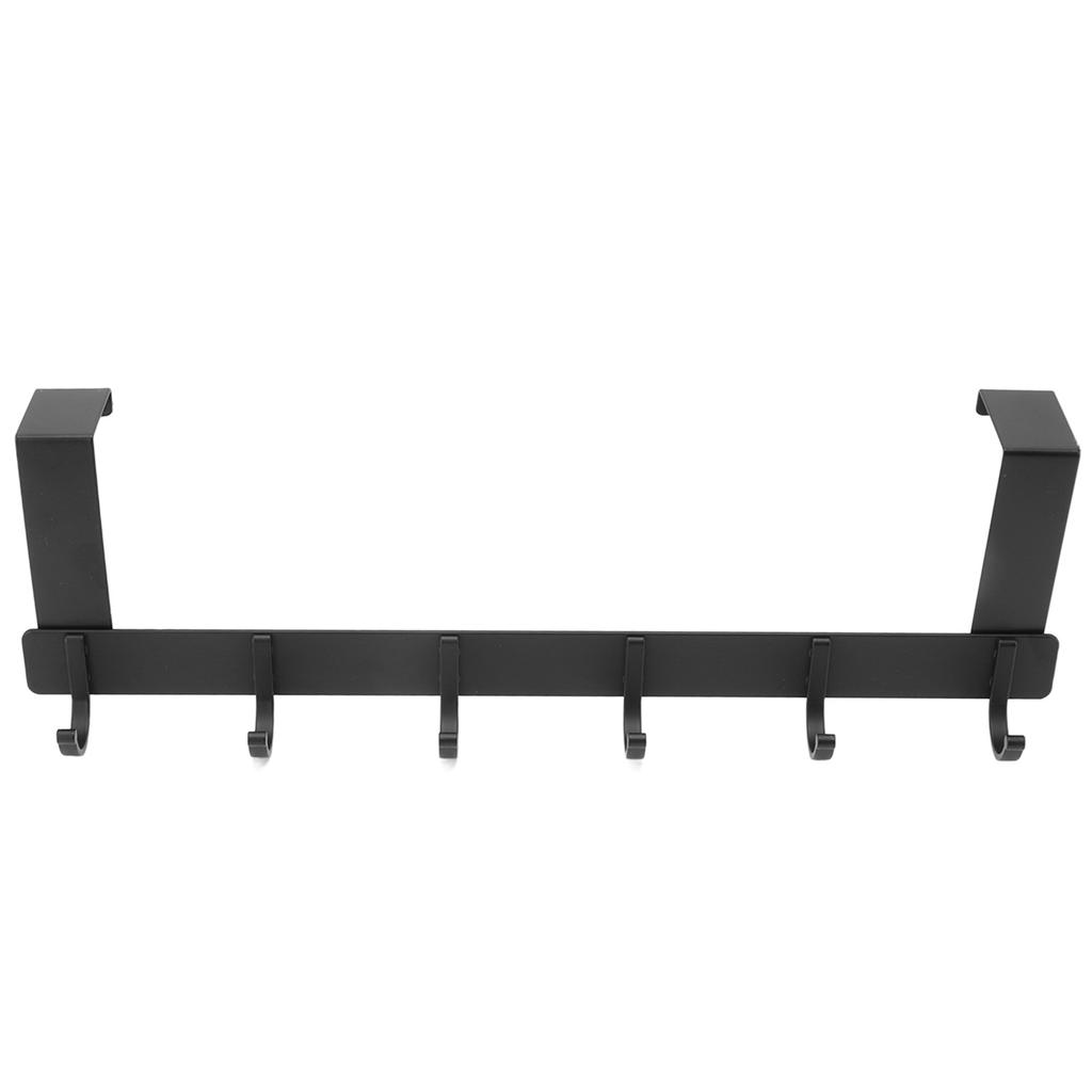 Türhängehaken 6 Haken Raum Aluminium Verdickt Beweglich Wandmontiert Mantel Hut Haken Badezimmer