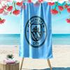 Loud MCFC Chants Print Beach Towel, Large Soft Quick Dry Towel for Beach Camping Swimming