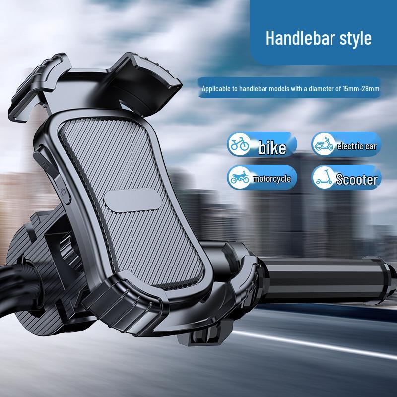 2025 Shockproof Electric Vehicle Phone Holder for Scooter, Motorcycle & Bicycle