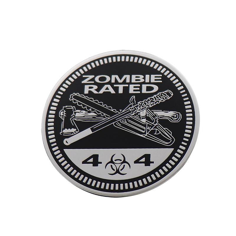 3D Car Styling Beer Blizzard Coffee Veteran Zombie 4x4 RATED 4x4 for Car Door Fender Trunk Rear Bonnet Nameplate Decal Emblem Badge Sticker