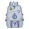 Football Player C Luo Peripheral Printing Trend Schoolbag Junior High School High School Students Large Capacity Spine Backpack