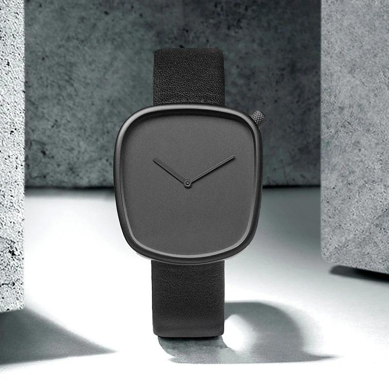 Watch Minimalist Men's Square Fashion Ultra Thin Watch Minimalist Women's High Quality Elegant Quartz Watch Clock Gift
