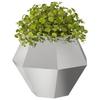 Plant Pot Silver 75 x 75 x 60 cm Stainless Steel