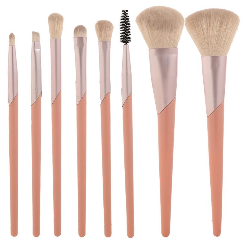 Spot Multi-Style Makeup Brush Set: Soft Bristle Portable Powder, Contour, and Eyeshadow Brushes for Beginners