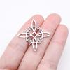 10 Pcs Hollow Celtic Knot Pendants Irish Knot Charm Jewelry Making Supplies