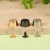 4Pcs Metal Screw Back Rivets For Leather Garment Wallet Decoration Hardware 12Mm