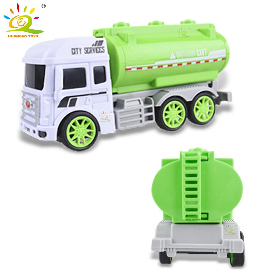 Diecast Car Engineering Model Excavator Crane Dump Truck Garbage Vehicle Classic City Construction Children Toy for Boy