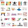 10 30 50pcs Artistic Gymnastics Stickers DIY Gift Toys Laptop Suitcase Skateboard Phone Guitar Decals Graffiti Cartoon Sticker