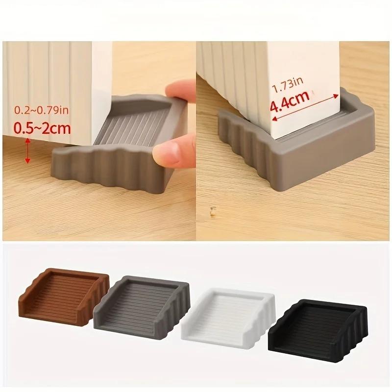 2pcs Creative Windproof Door Stopper, Plastic Matte Surface Wedge, Safety Door Blocker, Anti-collision Door Stopper Available
