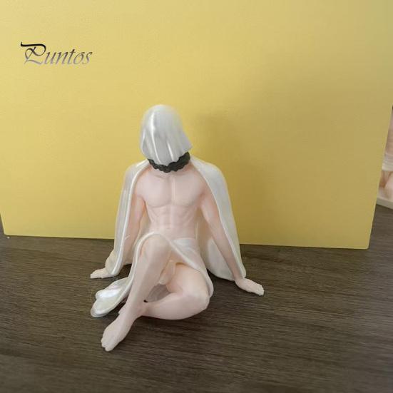 Creative Office Desk Gadgets 3D Printed Masked Hottie Ornament, Cool Mysterious Character Figurine, Stable Novelty Gifts for Gamers Base Desktop