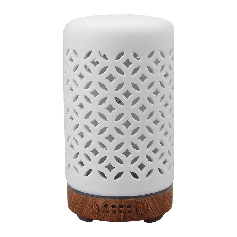 Coin Aroma Diffuser 100ml Desktop Essential Oil Diffuser Timing Function Ultrasonic Air Humidifier with LED Night Lights