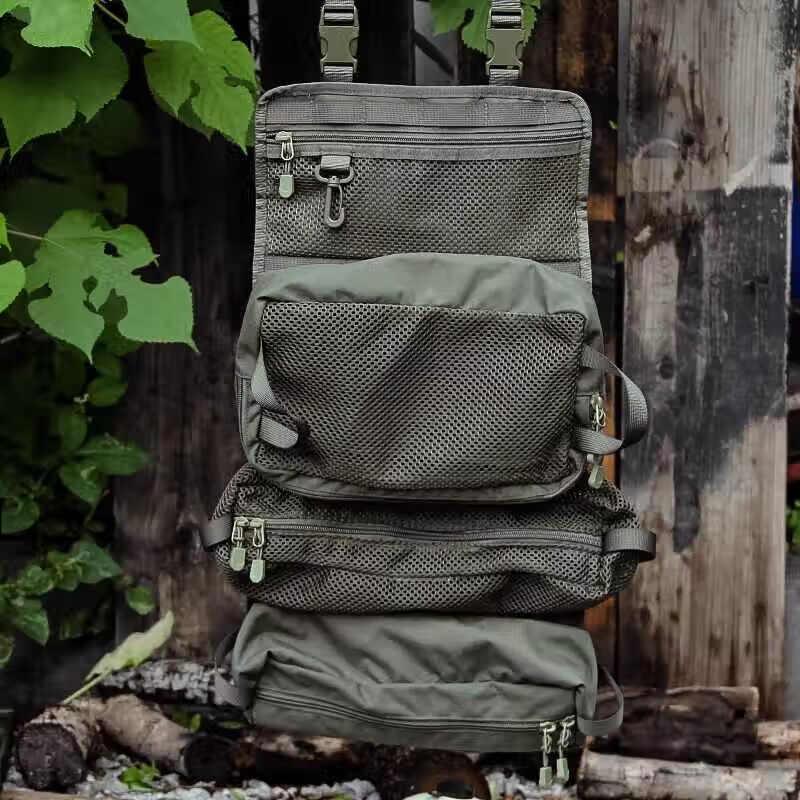 Outdoor Camping Detachable Roll-Up Cutlery Organizer