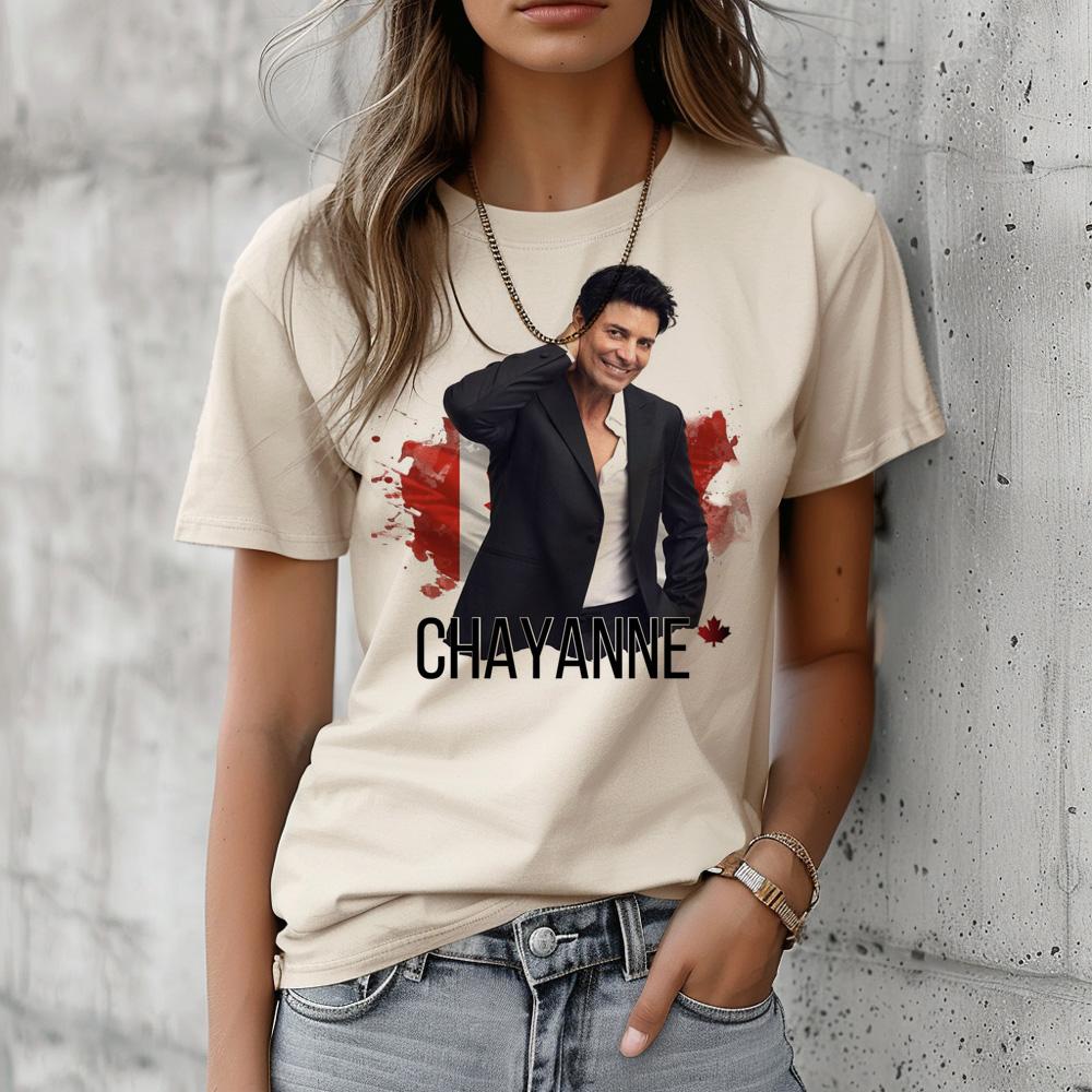 

Chayanne t-shirts women summer Tee girl funny graphic clothing L