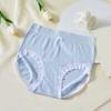 8Pcs Low Waist Ruffles Briefs Female Lingerie Bow Underpants Simple Women Panties Set  Daily Sports