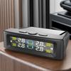 Tire Pressure Monitoring System 4 Sensors USB/Solar TPMS Tire Pressure Monitor System for Car Sedan SUV