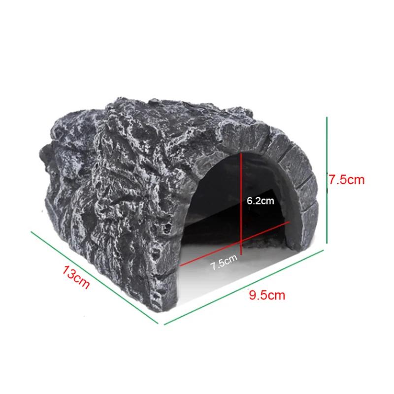 New Aquarium Decoration Resin Aquatic Fish Tank Ornament Decor Artificial Reptile Terrarium Turtle Accessories