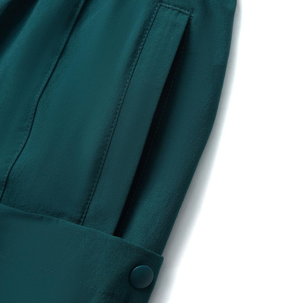 Li-Ning Comfortable Simple Versatile Loose Fit Solid Color Five-Point Casual Shorts Men Shorts Dark-Reef-Green AKSV207-3