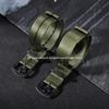 Ribbed Nylon Watchband Nylon Watch Strap 20mm 22mm Watchband Black Buckle Bracelet for Military Sport Watch Band Accessories