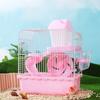 Removable Hamster Habitat Cage Feeding Bottle Hamster Nest Pet Castle Cage  Small Animals