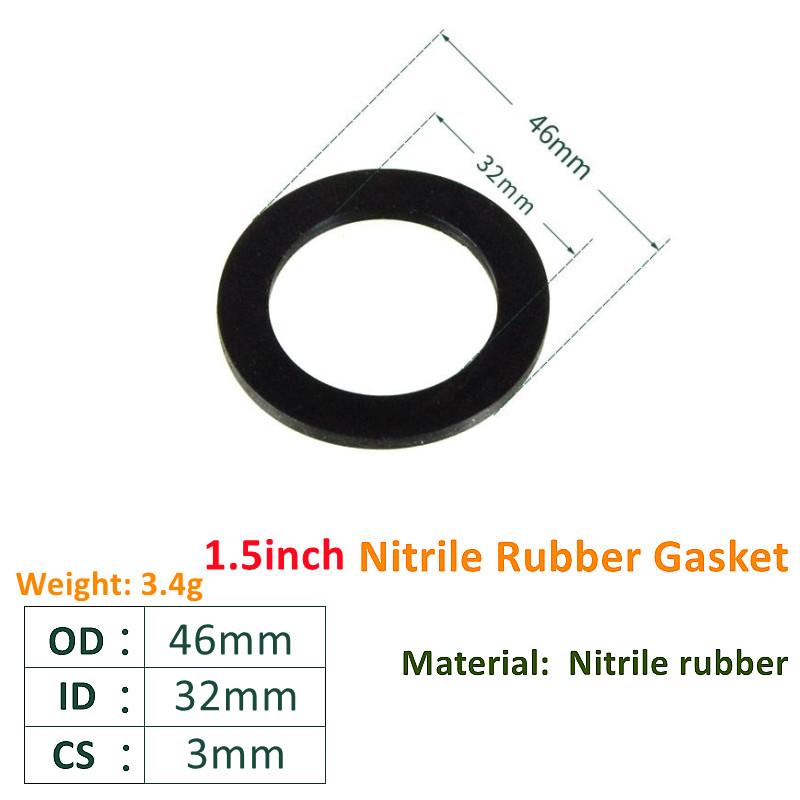 Nitrile Rubber Round O Ring Corrosion Oil Resistant Seal Washer PTFE Flat Gasket Ring Seals Joints Gaskets Spacers for Bolt