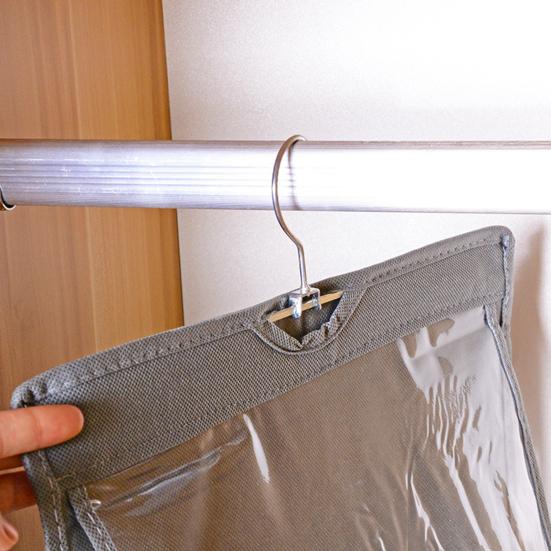 Organization Breathable Practical 3 Layers 6 Pockets Wardrobe Pockets Handbag Storage Bag Hanging Organizer