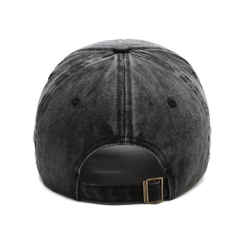 Unisex Retro Distressed Bull Head Baseball Cap with Sun Protection - Spring/Autumn