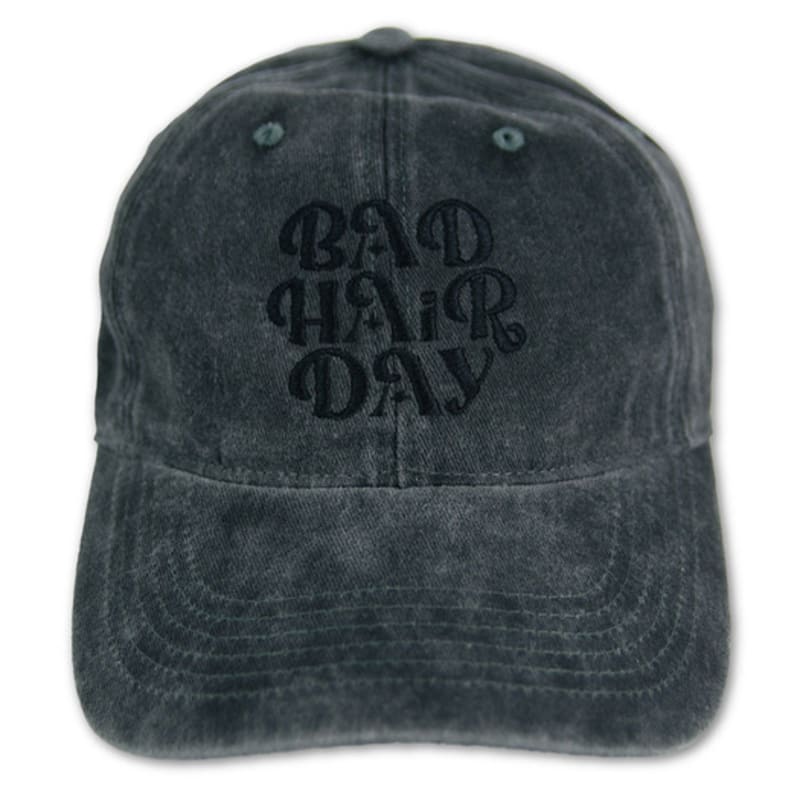 

DAMISH BAD HAIR DAY BALL-CAP_CHARCOAL Charcoal