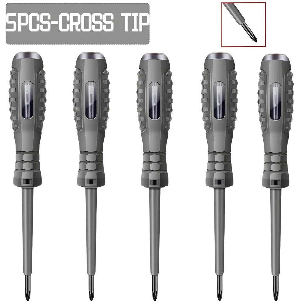 Digital Voltage Tester Pen AC Non-contact Induction Test Pencil Voltmeter Detector Electrical Slotted Screwdriver Indicator