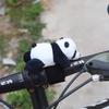 Cute Panda Plush Car Decoration Soft Stuffed Animal Handlebar Ornament For Bike Motorcycle Electric Vehicles Decoration