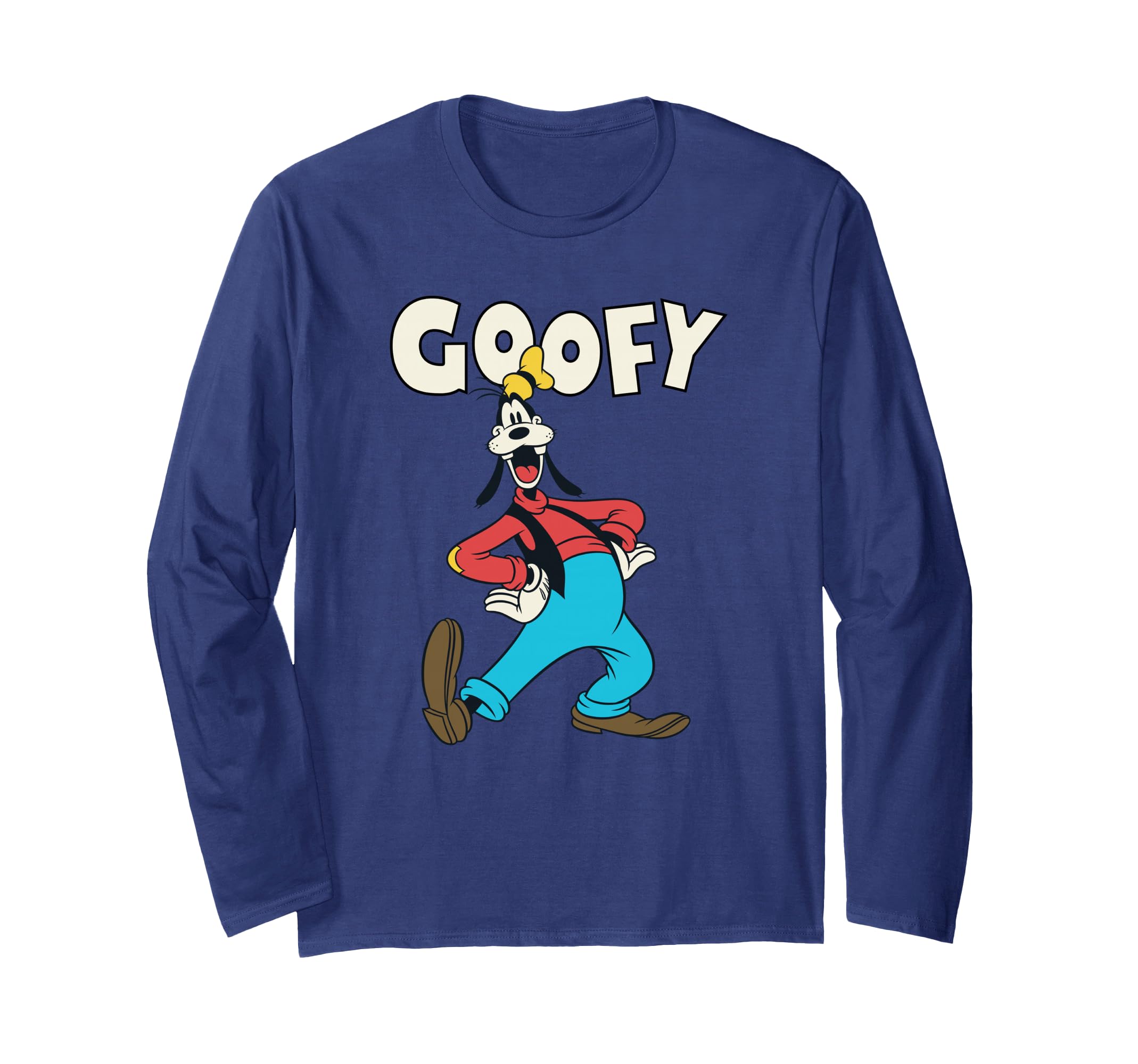 

Disney Mickey Classic Goofy Vintage Poster Long Sleeve T-Shirt