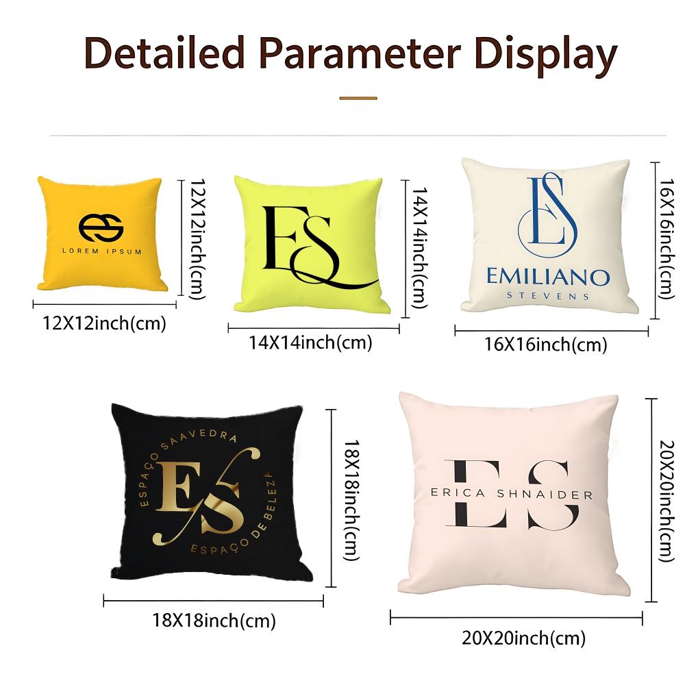 Cigarette Esse Cushion Cover Cushion Cover Set 4Pcs 50X50 45X45 40X40 Pillowcase Decorative Sofa Home Decor
