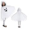 Halloween children's character role-playing clothes, scary elf suit, playful white ghost costume