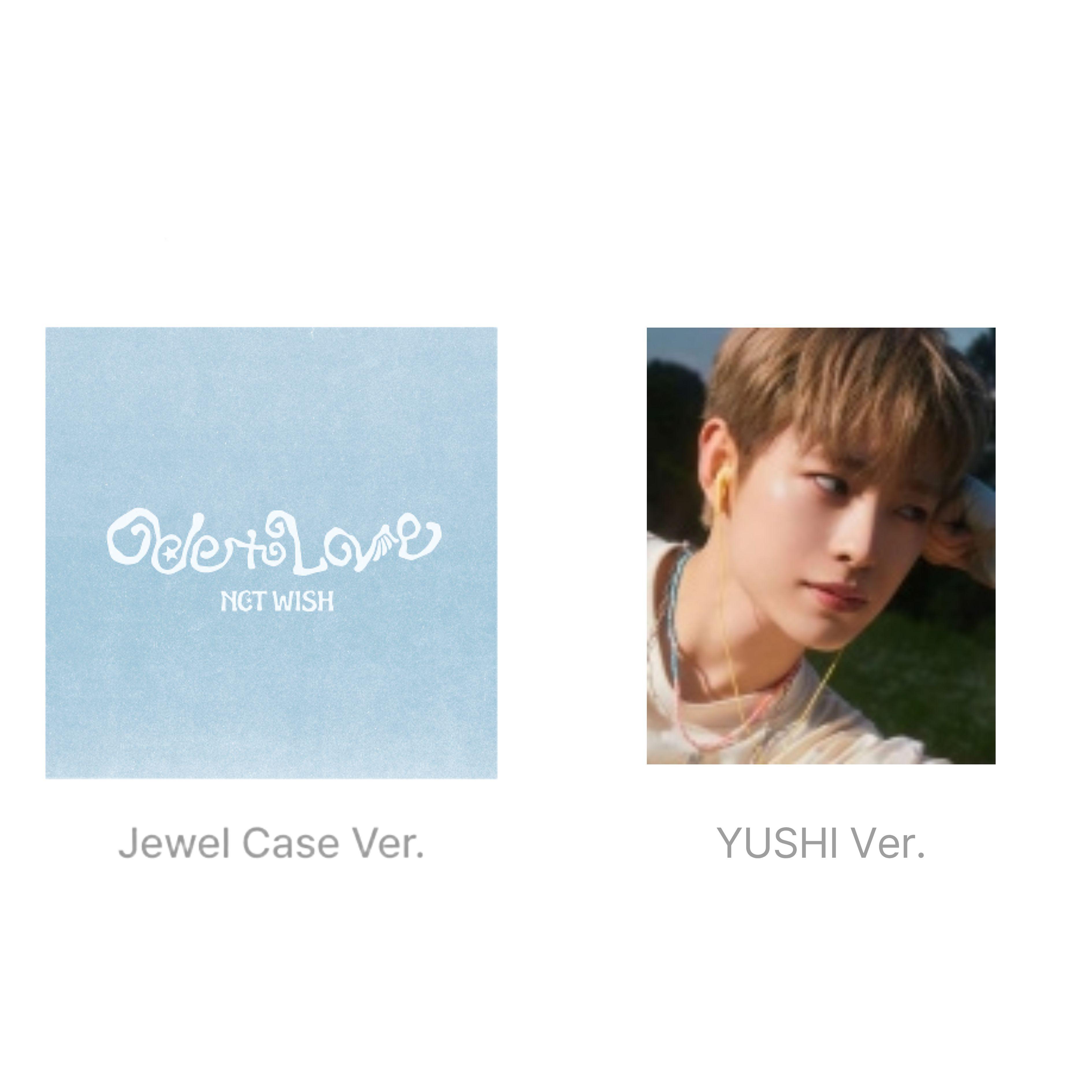 

[ПЕРЕДЗАМОВЛЕННЯ] NCT WISH Перший альбом [Ode to Love] (Усі версії) Jewel Case – YUSHI