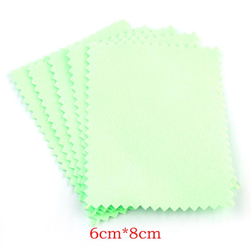 Louleur Polish Polishing Cloth Silver Color Cleaning Polishing Cloth Soft Clean Wipe Wiping Cloth For Gold Color Jewelry Tool