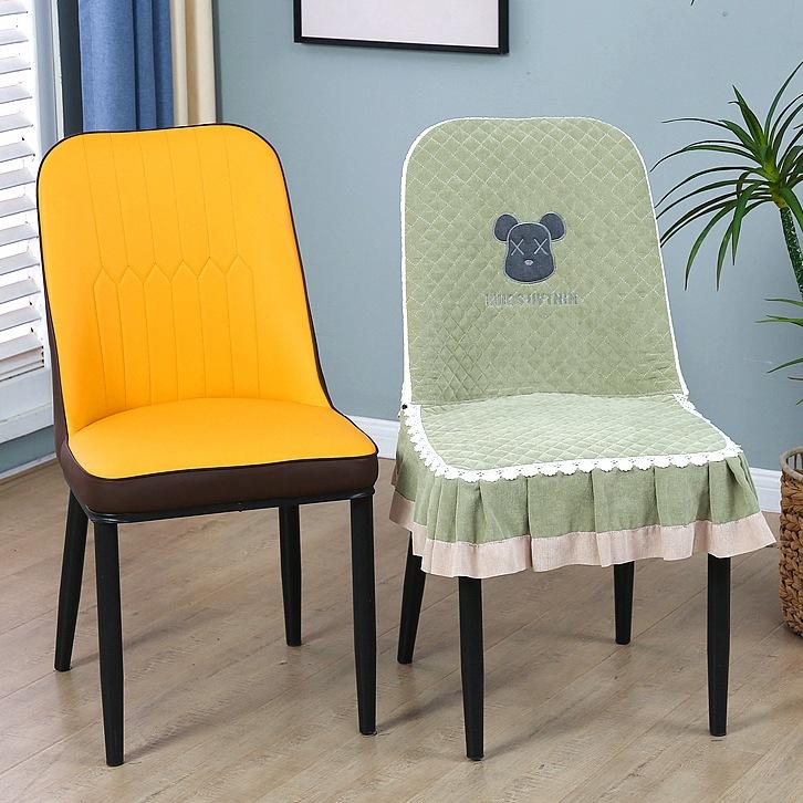 Special-Shaped Chair Seat Cushion One-Piece Chair Cover, Light Luxury Dining Table Chair Cover Universal In All Seasons, Non-Slip And Breathable Cover