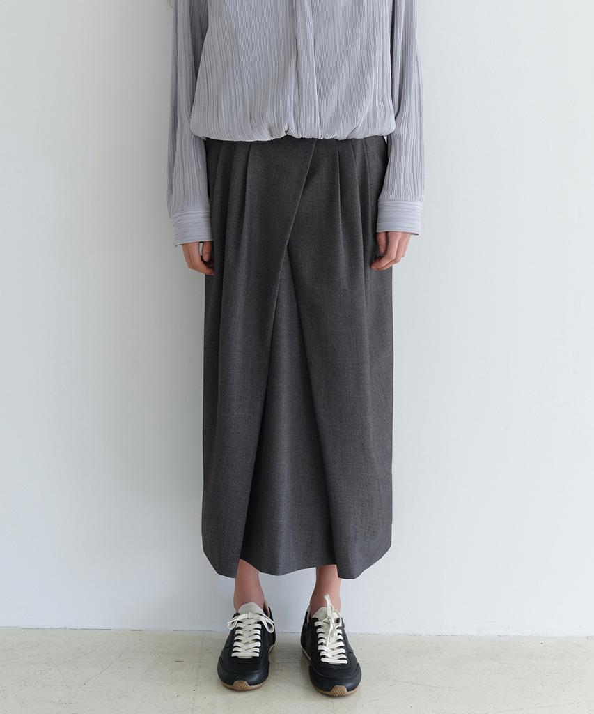 Aubeuawo Bud Wrap Skirt (Grey)