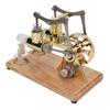Stirling Engine Model Scientific Physical Model Golden Two Cylinder Balance Stirling Engine Model Educational Toy
