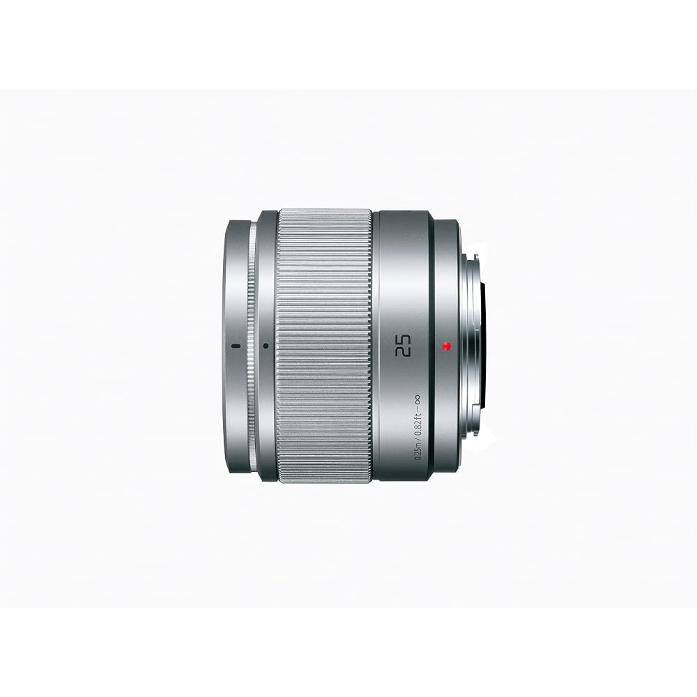 Panasonic LUMIX G 25mm/F1.7 ASPH. Prime Lens for Micro Four Thirds, Silver H-H025-S