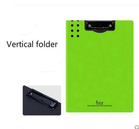 Fizz Horizontal A4 Folder 7colors Matte Texture Folder Portable Pad Portable Pen Tray Office Metting File Pocket 2 types