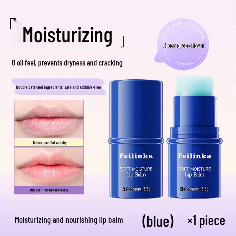 Fei Linka Lip Balm: Hydrating Moisturizer for Men & Women, Exfoliates, Fades Lip Lines, Prevents Dryness & Cracking, Perfect Lip Primer.