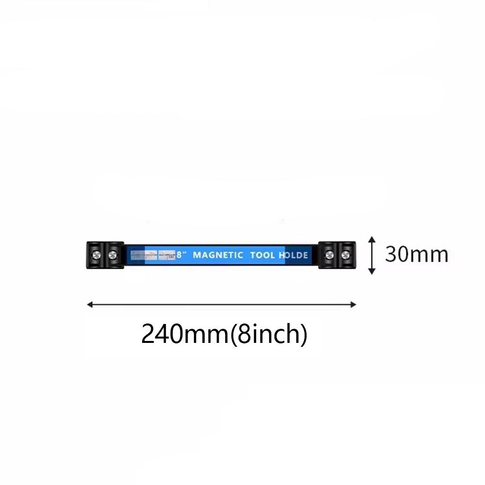 8/12/18/24Inch Strong Magnetic Tool Holder Heavy Duty Magnetic Tool Bar Strip Space Saving Storage Rack for Workshop Garage Home