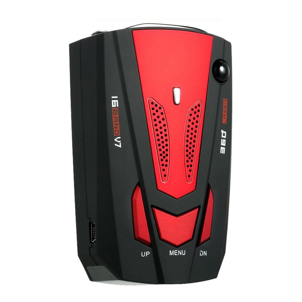 V7 Car Speed Radar Detector Electronic GPS Speed Alert System for Vehicle , Russian Language